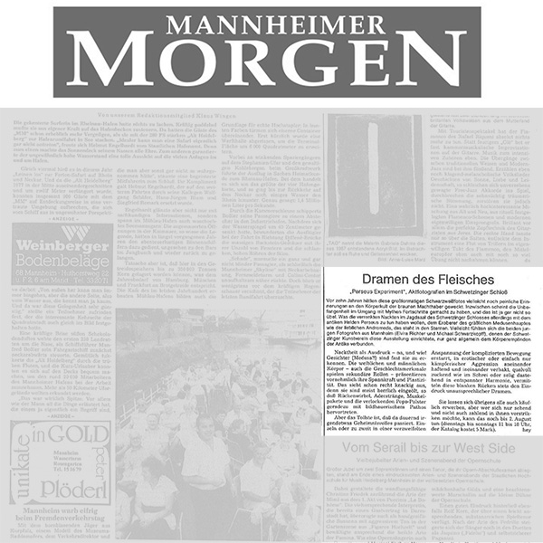 Ausstellung KV Schwetzingen | Jagdsall | 11.07.-02.08.1987 PERSEUS EXPERIMENT