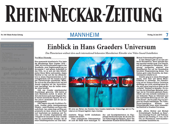 Rhein-Neckar-Zeitung vom 26.06.2015 MM vom 26.6.2015
